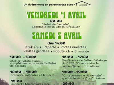 Festival Les Printanières : 4 et 5 avril à La Correspondance